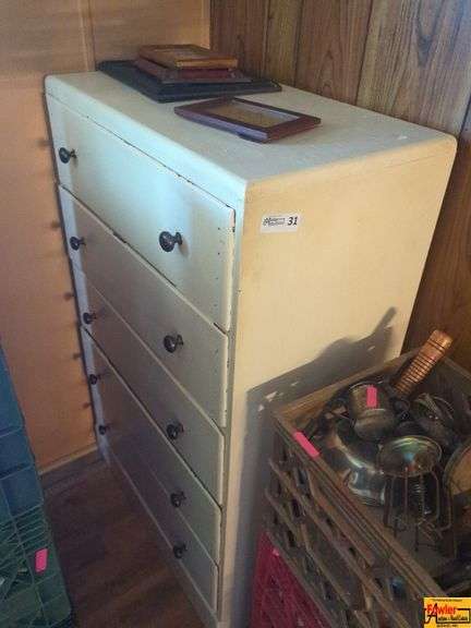 Painted 5-Drawer Chest Of Drawers image