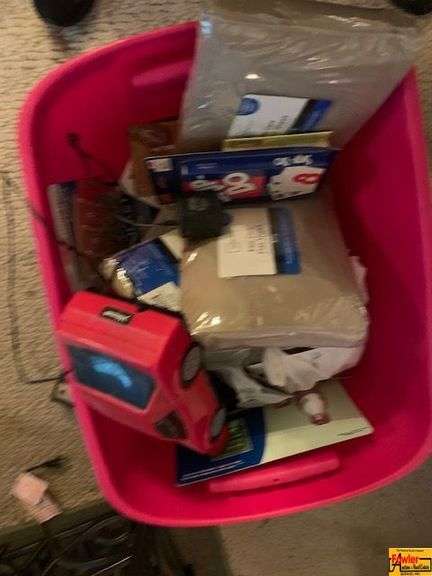 Tote of Assorted Items image