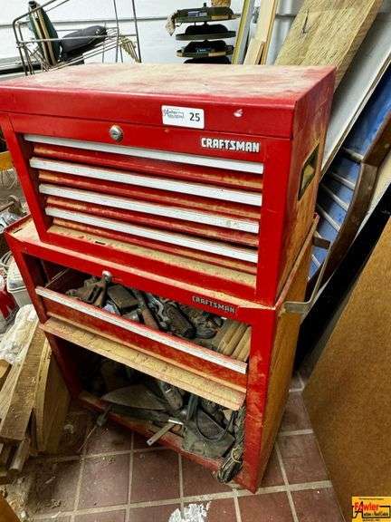 Craftsman Roll Around Tool Box & Contents image