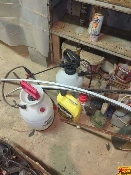Assorted Lot of Sprayers, Cleaners, and Fluids image