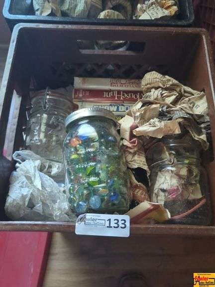 Crate With Jars and Books image