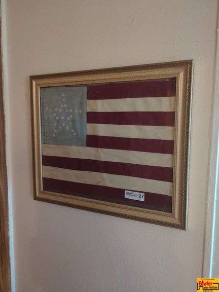 American Flag and Star Decor image