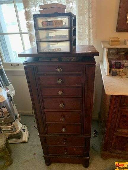 Jewelry Cabinet & Contents image