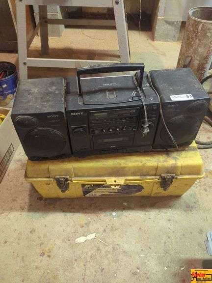 Sony Portable CD Radio Cassette Player and Toolbox image