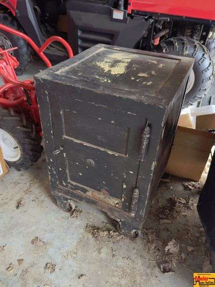 Vintage Iron Floor Safe image