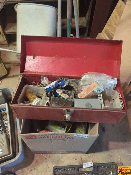 Tool Boxes and Various Hand Tools image