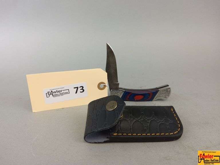 Decorative Pocket Knife with Sheath image
