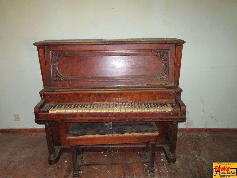 Upright Piano With Bench image