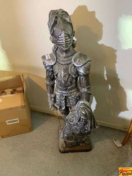 Vintage Medieval Knight Statue image