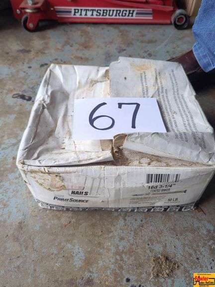 Prime Source 16d 3-1/4" Coated Sinker Nails - 50 lbs image