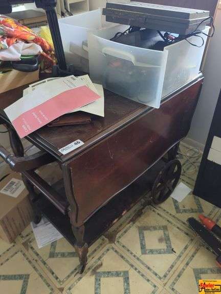 Beverage Cart & Contents on Top image