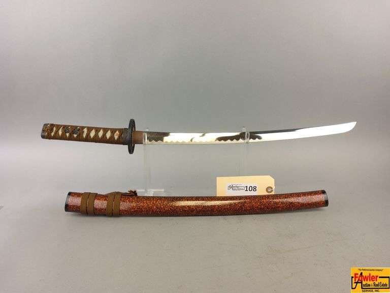 Japanese Tanto Sword with Scabbard image