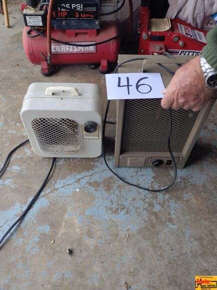 (2) Portable Electric Heaters image