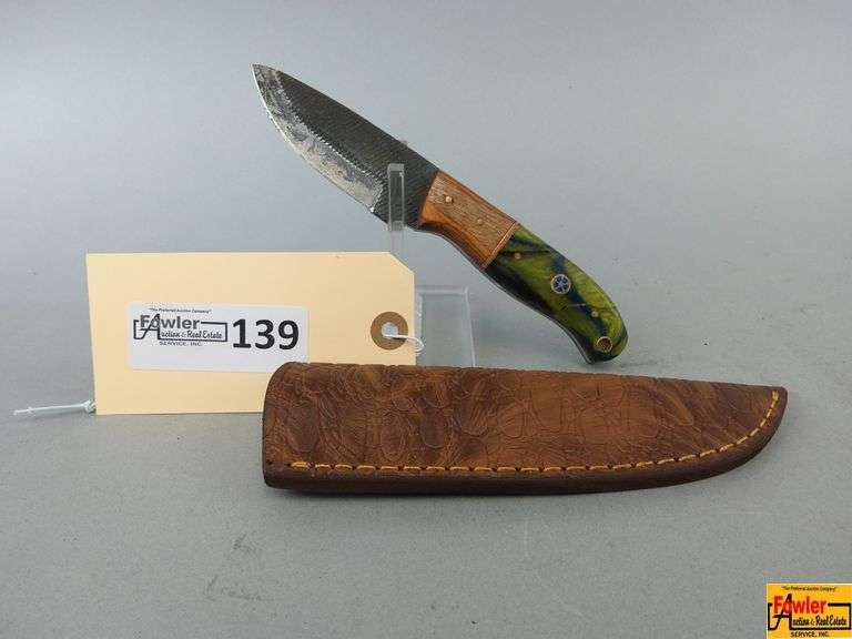 Handmade Knife with Leather Sheath image