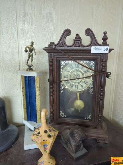 Vintage Mantle Clock & More image