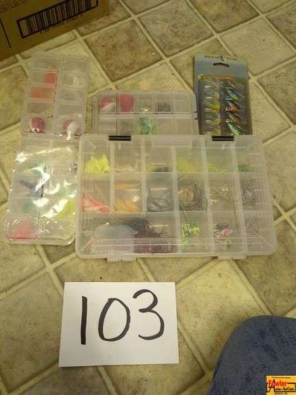 Fishing Lures In Tackle Box image