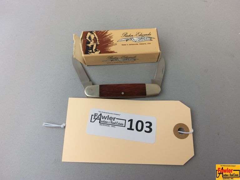 Parker-Edwards Eagle Brand Knife with Original Box image