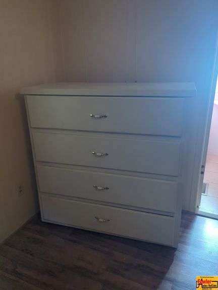 White Chest of Drawers image