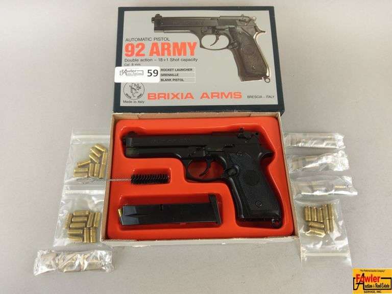 Brixia Arms 92 Army Blank Pistol image