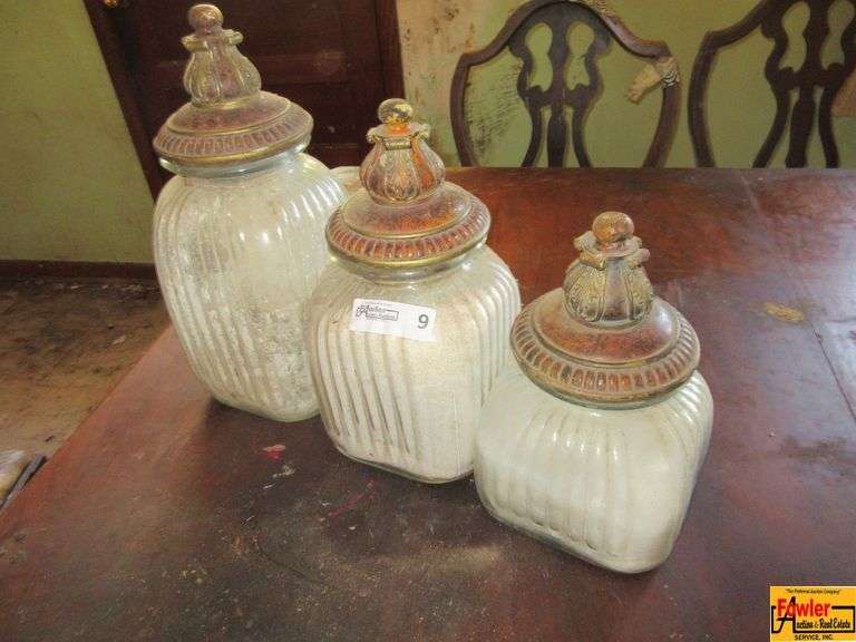 Glass Canister Set (of 3) image