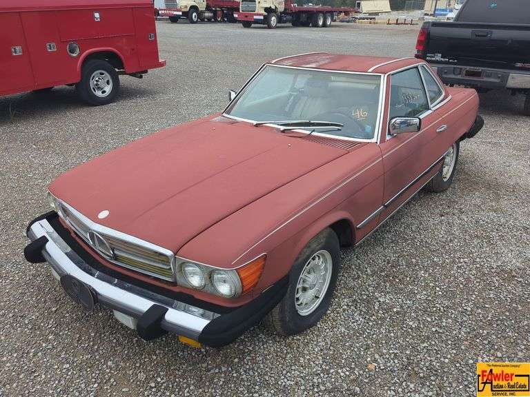 1984 Mercedes 380 SL, BA45AXEA010467; Bill Of Sale Only