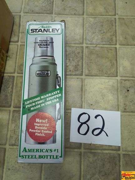 Aladdin Stanley Quart Steel Bottle/Thermos (in Original Box) image
