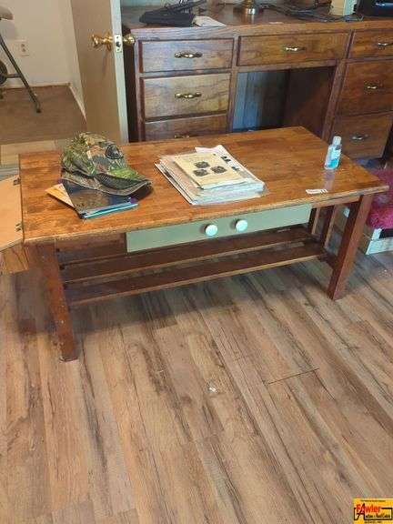 Rustic Wood Coffee Table image