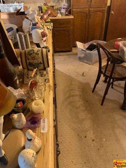 Assorted Items on Cabinet image