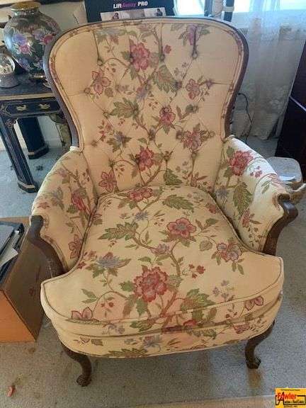 Upholstered Wingback Chair image
