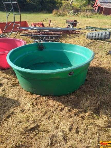 Large Green Stock Tank - image