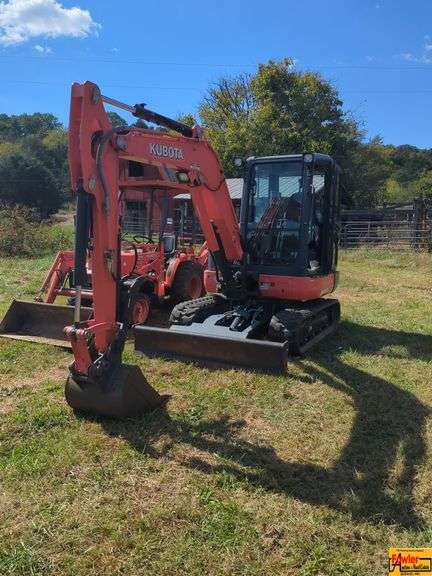 Kubota KX040-4 Excavator, Eco Plus with 6-in-1 blade image