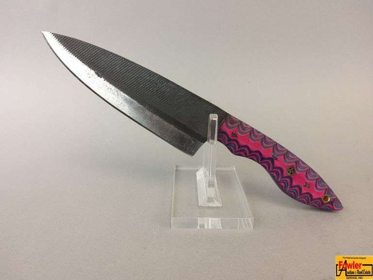 Custom Chef's Knife with Decorative Handle image