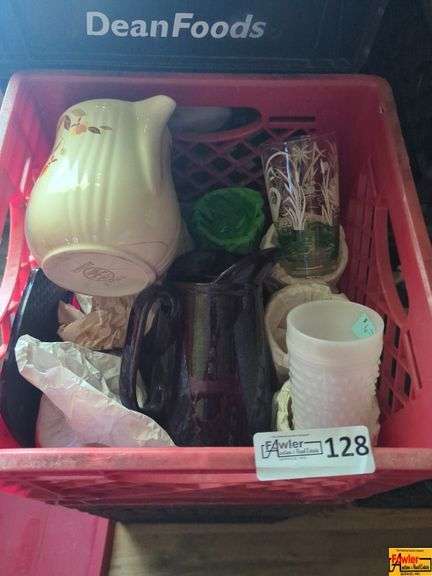 Pitchers and Vintage Drinking Glasses image