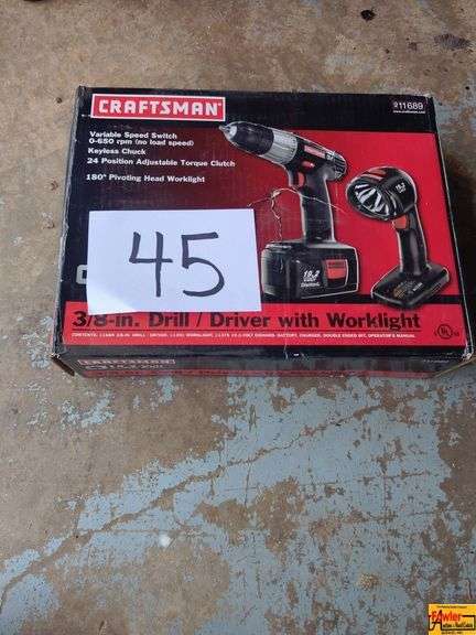 Craftsman 3/8" Drill/Driver With Worklight image
