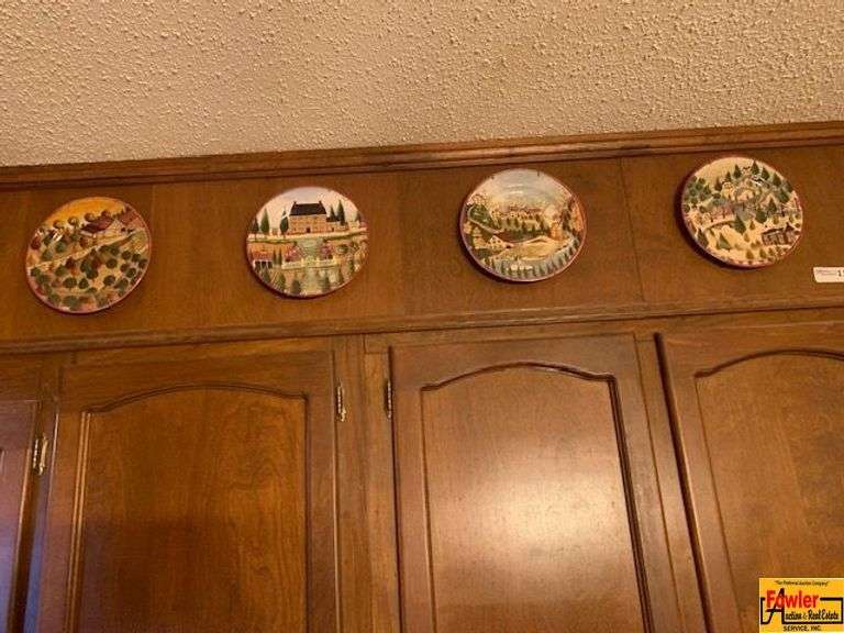 Block "Country Village' by Gear Decorative Plates image