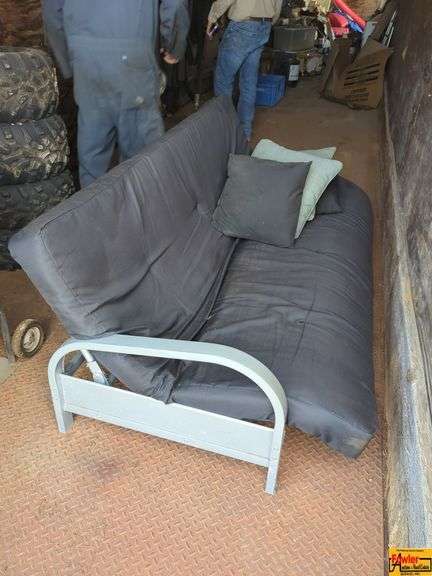 Futon Sofa Bed With Cushions image