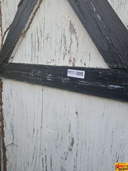 Contents of Shed to include a Poulan Chain Saw, Christmas Ornaments, Jackets, and Lawn Equipment image