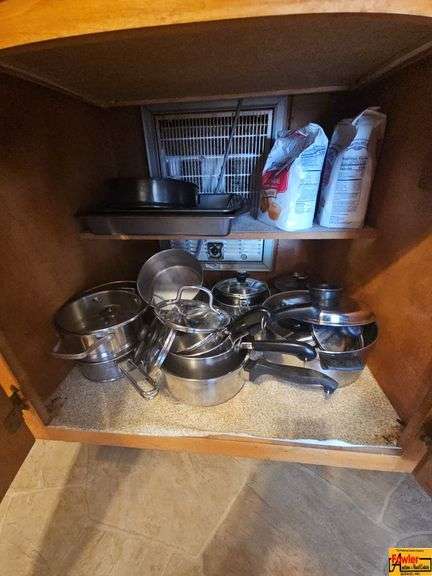 Contents of Cabinet: Cookware (Food in Cabinet in not Included) image