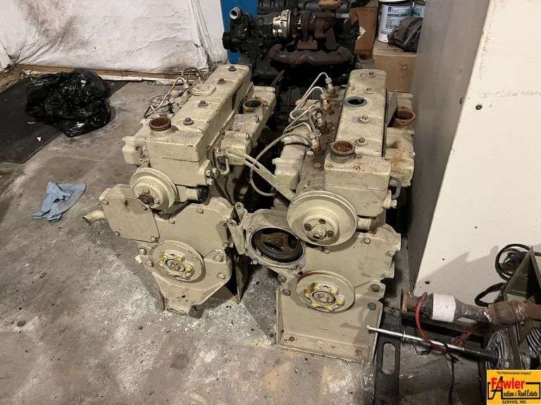 Two Cummins Diesel Engines (One is for Parts) image
