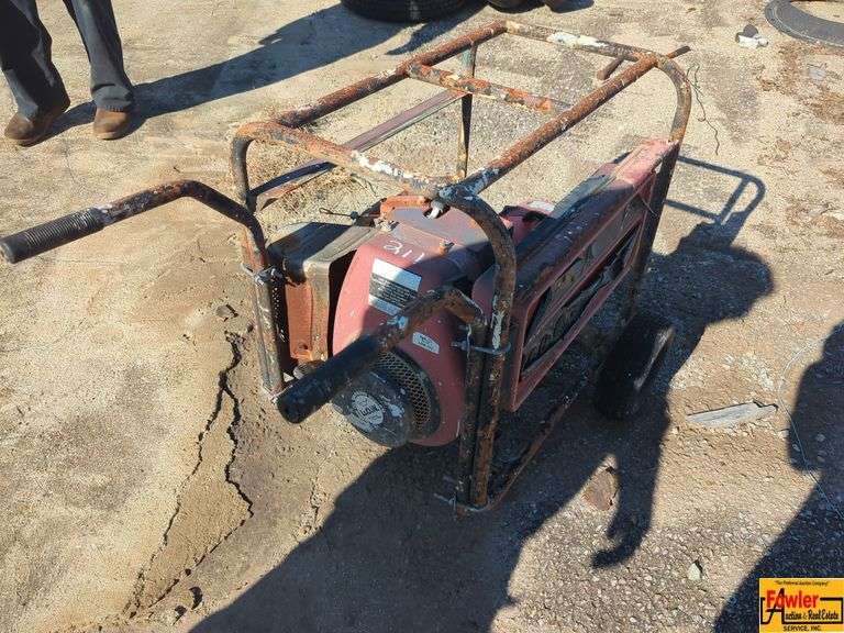Portable Generator with Wheelbarrow Frame image