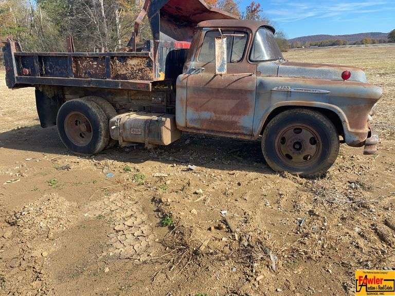 1955 Chevrolet 4400 Truck With Dump Bed; Bill Of Sale Only image