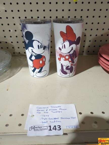 Corkcicle Disney Mickey & Minnie 16oz Tumblers (H232) image