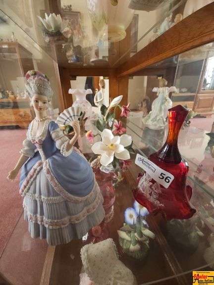 Contents on Fourth Shelf of Curio Cabinet image