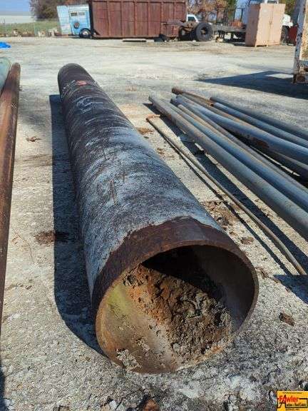 Metal Pipe, 13" diameter, 11' long image