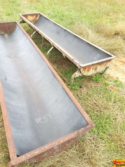Pair of 10' Feed Troughs image