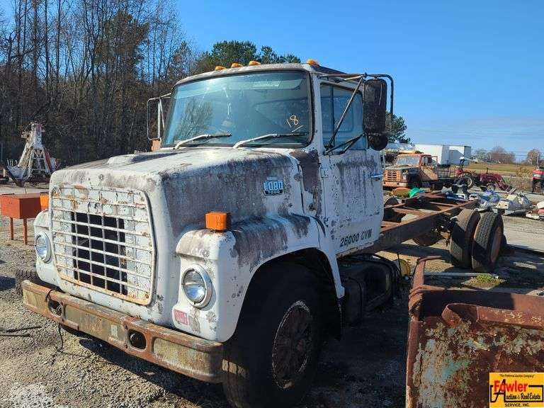 Ford 7000 Diesel Truck Chassis with CAT 3208 Engine; Bill Of Sale Only image