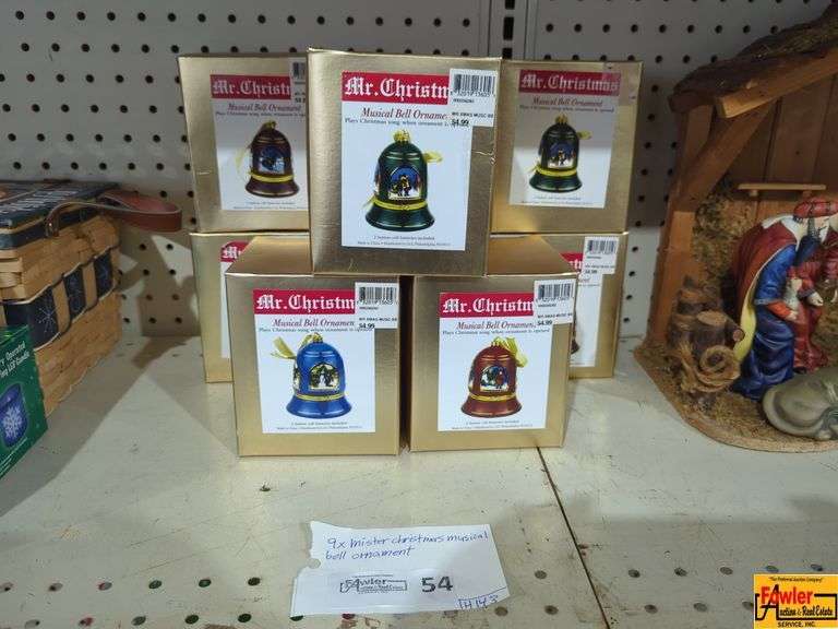 9’ Mr. Christmas Musical Bell Ornaments (H143) image