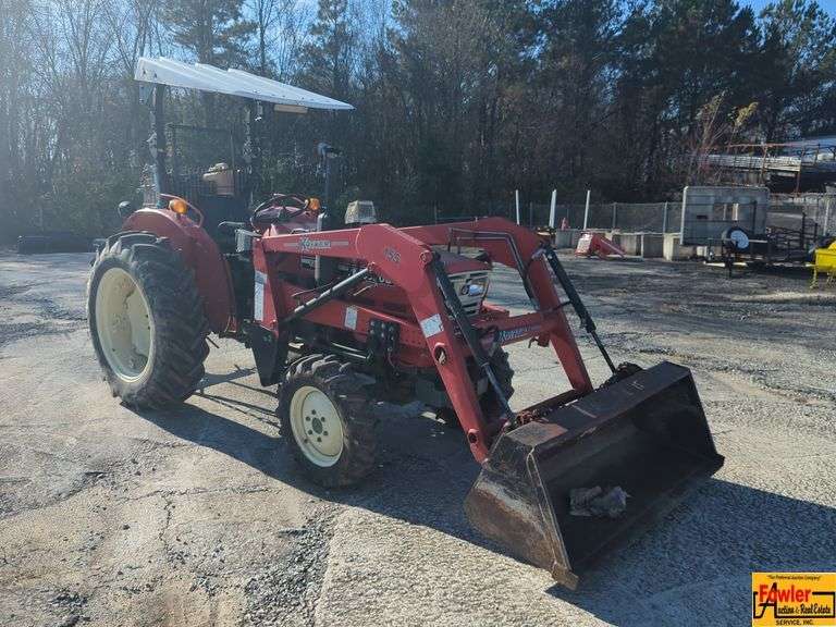 Yanmar YM3810D Tractor with Koyker 155 Loader; 1,091 hrs; 4x4 image