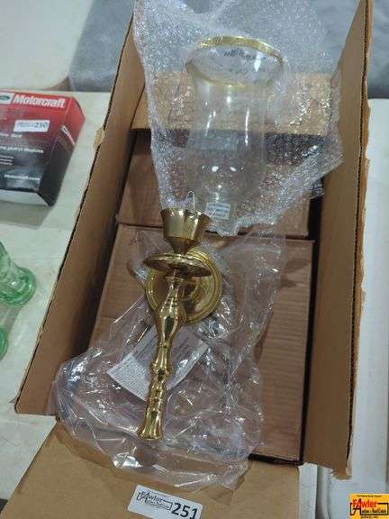 Hurricane Brass Wall Sconce (x2) image