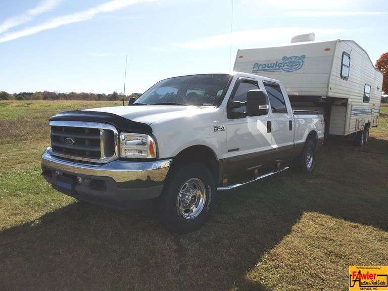 2002 F-250 Lariat 4x4 Crew Cab; VIN 1FTNW21F92ED19499 image